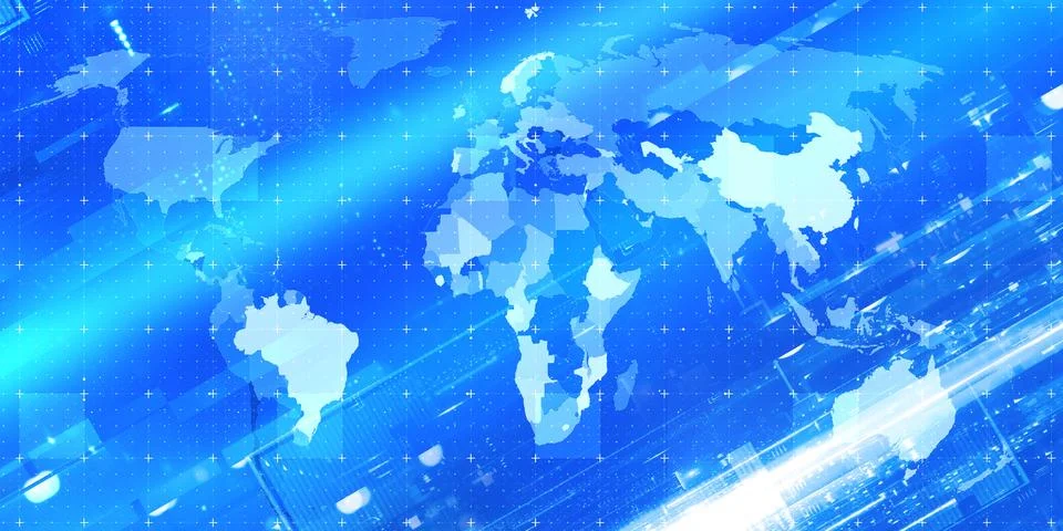 World News Background Image Visualization イラスト素材