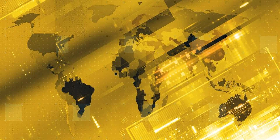 World News Background Image Visualization 库存插图