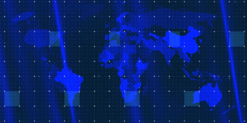 World News Background Image Visualization Illustrazione stock