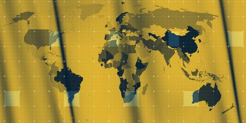 World News Background Image Visualization Stock Illustration