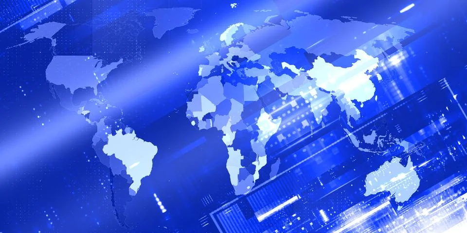 World News Background Image Visualization イラスト素材