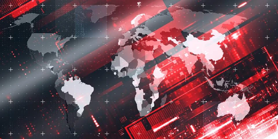 World News Background Image Visualization イラスト素材