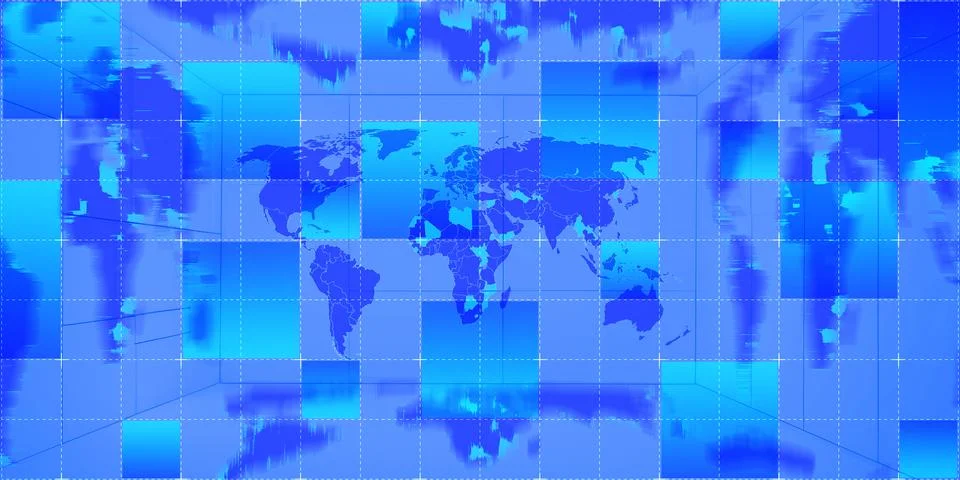 World News Background Image Visualization Stockillustratie