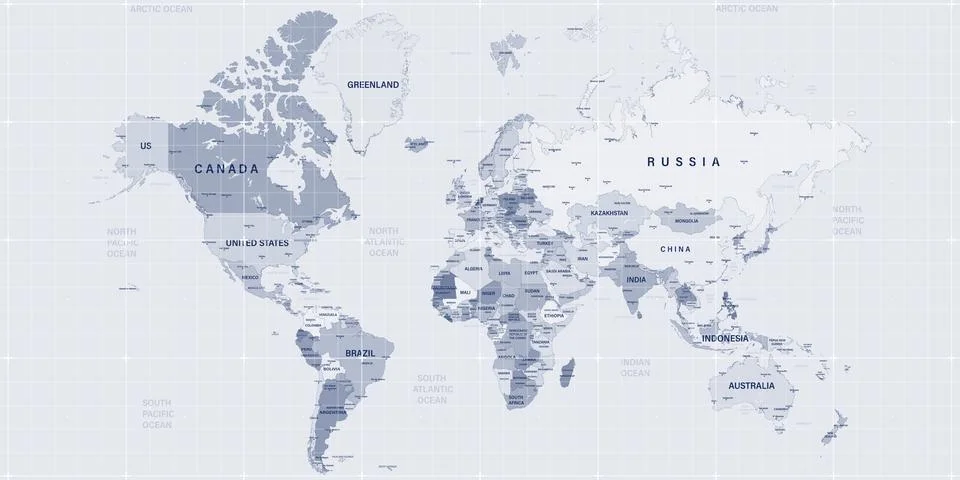 World News Background Image Visualization Render Stock Illustration