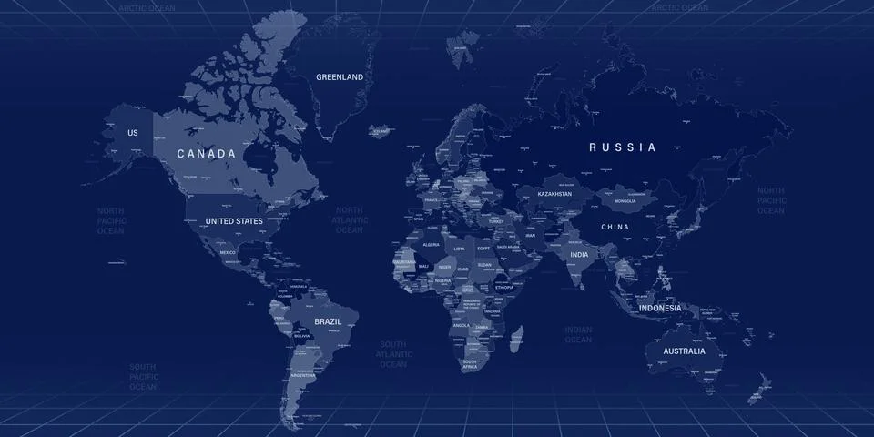 World News Background Image Visualization Render Stock Illustration