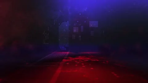 World News Background Loop Stock Footage 344025030