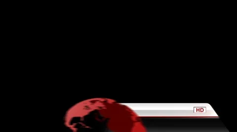 World News Lower Third Animation Stock Footage 921175