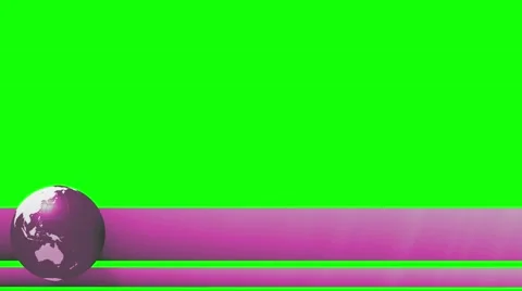 World news lower third rotating spinning newsroom title 3rd chyron l3rd loop 4k 動画素材 61038774