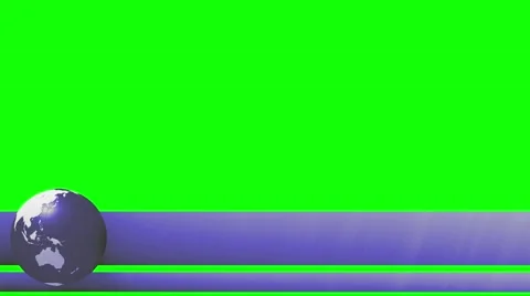 World news lower third rotating spinning newsroom title 3rd chyron l3rd loop 4k 動画素材 61039720