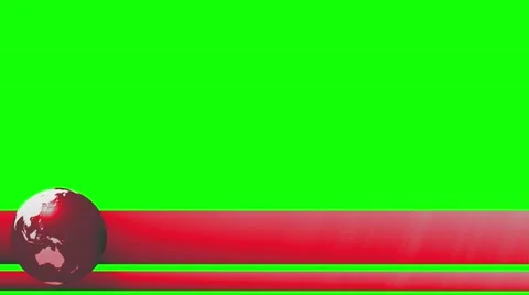 World news lower third rotating spinning newsroom title 3rd chyron l3rd loop 4k 動画素材 61040192