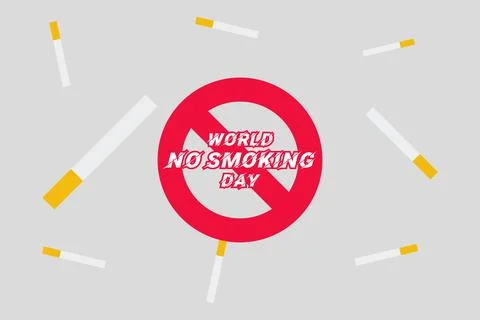 World No Smoking day vector design Stock Illustration
