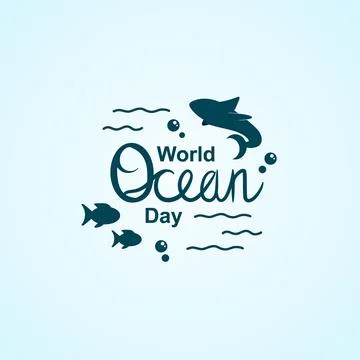 World ocean day Stock Illustration