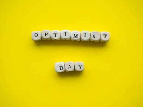 World optimist day Stock Photos