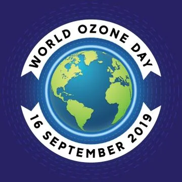 World Ozone Day 2019 Vector Template Stock Illustration