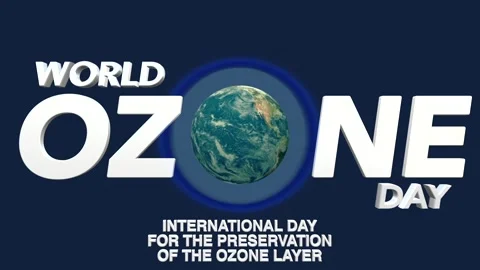 World ozone day animation Stock Footage 330059122