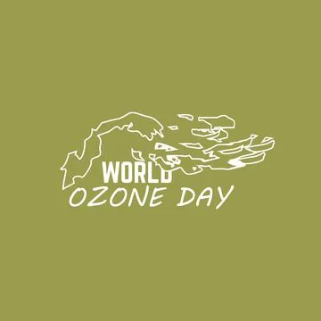 World ozone day Stock Illustration