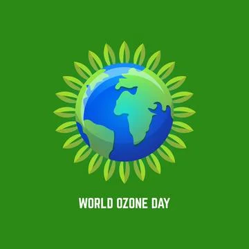 World ozone day Stock Illustration