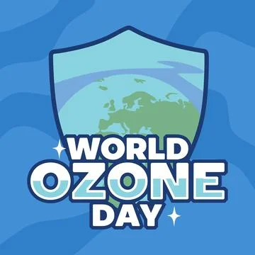 World Ozone Day to prevent global warming Stock Illustration