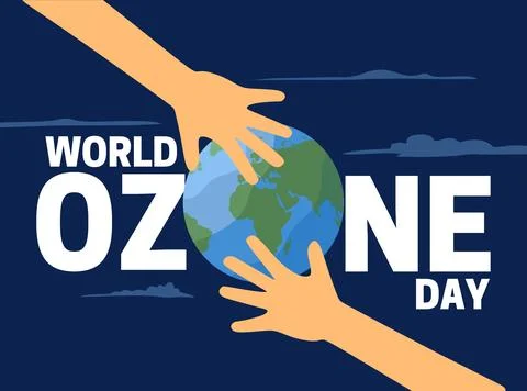 World Ozone Day to prevent global warming Stock Illustration