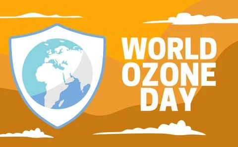 World Ozone Day to prevent global warming Stock Illustration