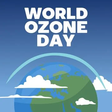World Ozone Day to prevent global warming Stock Illustration