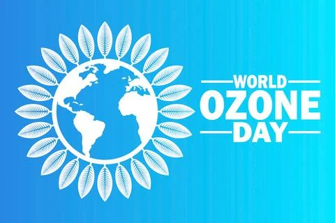 World Ozone Day Vector Illustration 库存插图