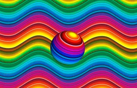 World of Paint Illustrazione stock