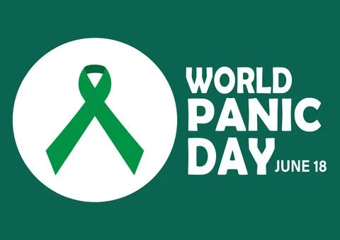 World Panic Day 库存插图