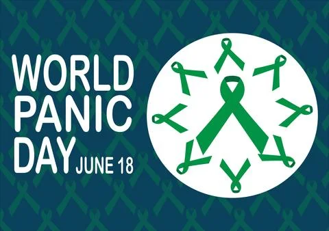 World Panic Day 库存插图