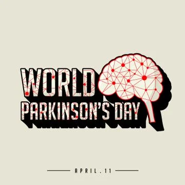 World Parkinson's Day Stock Illustration