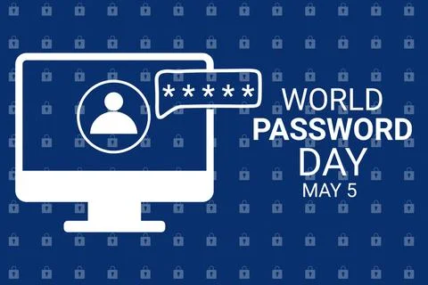 World Password Day Illustrazione stock