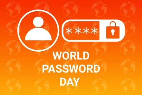 World Password Day 库存插图