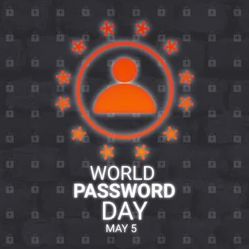 World Password Day Illustrazione stock