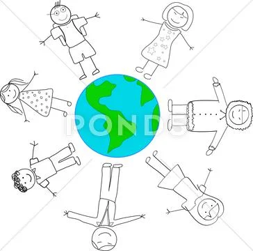 World Peace Concept Stock Illustration