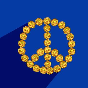 World Peace Day Background 스톡 일러스트