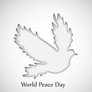 World Peace Day Illustrazione stock