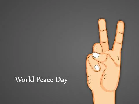 World Peace Day Illustrazione stock