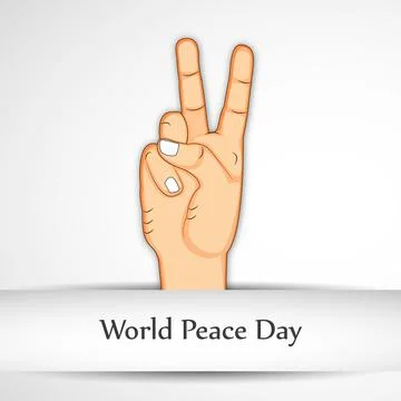 World Peace Day Stock Illustration
