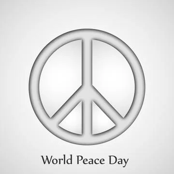 World Peace Day Stockillustratie