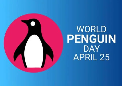 World Penguin day Stockillustratie