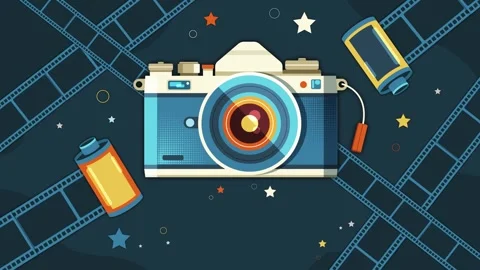 World Photography Day Loop 4K Video stock 341878704