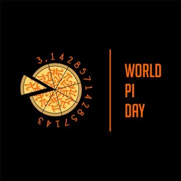 World Pi Day vector illustration Stock Illustration