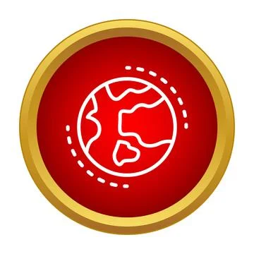 World planet earth global network icon button 스톡 일러스트