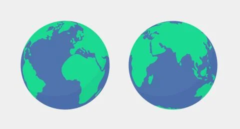 World planet Earth globe icon isolated Stock Illustration