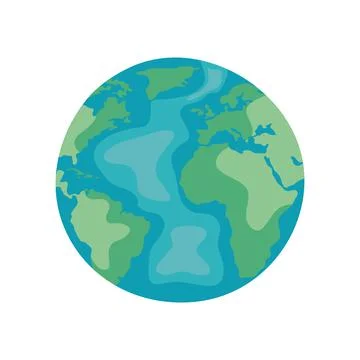 World planet icon Stock Illustration