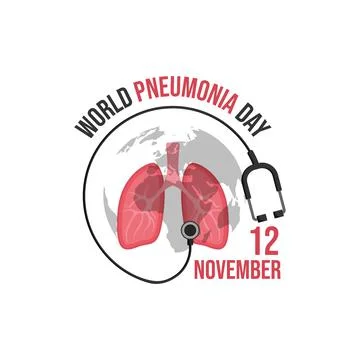 World pneumonia day vector image Stock Illustration