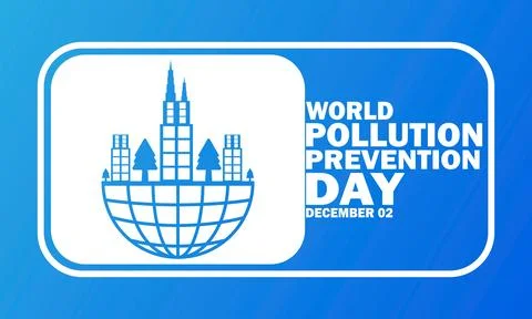 World Pollution Prevention Day 库存插图