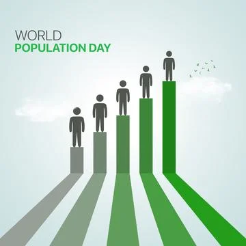 World Population Day creative ads design.World Population Day,11july, vecto.. Stock Illustration