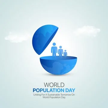World Population Day creative ads design.World Population Day,11july, vecto.. Stock Illustration