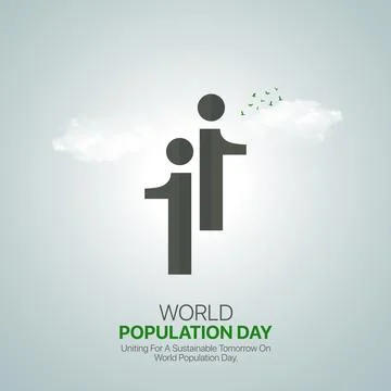 World Population Day creative ads design.World Population Day,11july, vecto.. Stock Illustration